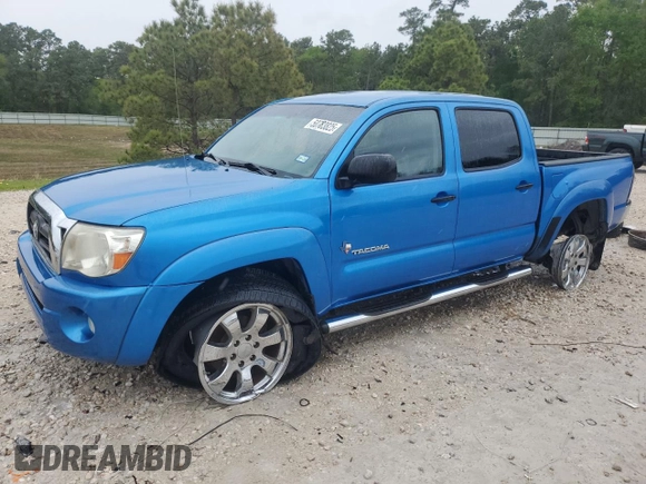 2009 Toyota Tacoma PreRunner with VIN 3TMJU62N99M082065, listed as a Copart auction lot 50783825 with 259,413 mi miles and Salvage title. Bid and sale history available at DreamBid. Image 1.