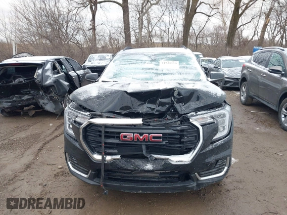 2022 GMC Terrain SLE with VIN 3GKALMEV7NL113014, listed as a IAAI auction lot 41735575 with 35,322 mi miles. Bid and sale history available at carsss.com. Image 12.