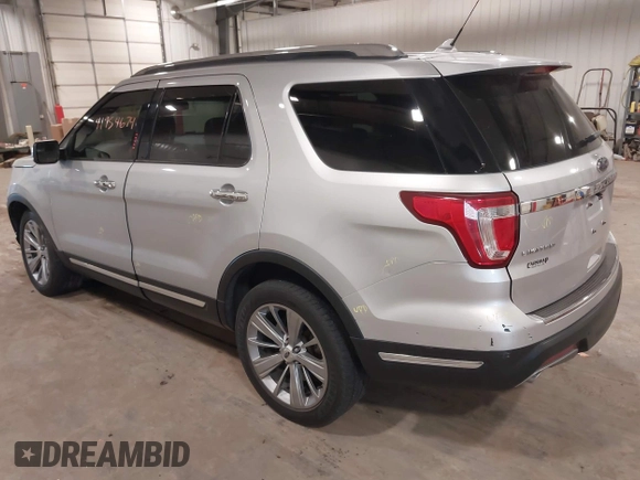 2018 Ford Explorer Limited with VIN 1FM5K8F87JGB45164, listed as a IAAI auction lot 41954674 with 104,636 mi miles and . Bid and sale history available at DreamBid. Image 3.