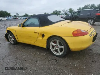 2002 Porsche Boxster with VIN WP0CA29802U623712, listed as a Copart auction lot 60972405 with 99,584 mi miles and Salvage title. Bid and sale history available at DreamBid. Image 2.