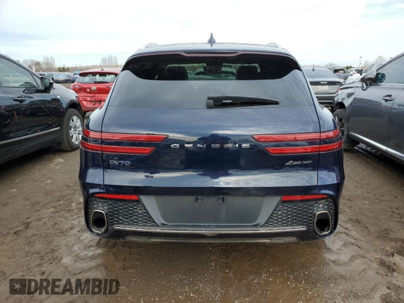 2025 Genesis GV70 2.5T z VIN KMUMADTB6SU174280, wystawiony jako Copart lot #51656635 z przebiegiem 11 248 mil mil oraz Szkoda całkowita • Salvage title. Historia ofert i sprzedaży dostępna na DreamBid. Obrazek 6.