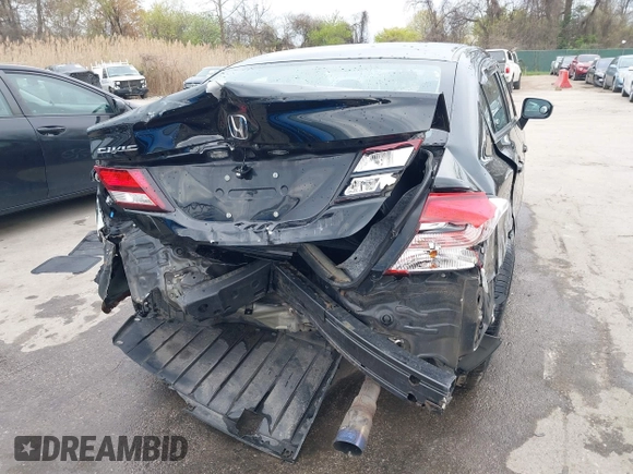 2015 Honda Civic Sedan LX with VIN 19XFB2F55FE032171, listed as a IAAI auction lot 41998655 with 116,857 mi miles. Bid and sale history available at carsss.com. Image 20.