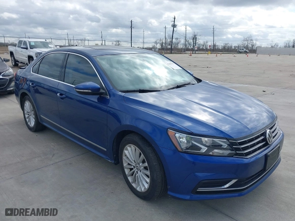 2016 Volkswagen Passat 1.8T SE w/Technology with VIN 1VWBS7A36GC037208, listed as a IAAI auction lot 41461379 with 22,375 mi miles. Bid and sale history available at carsss.com. Image 1.