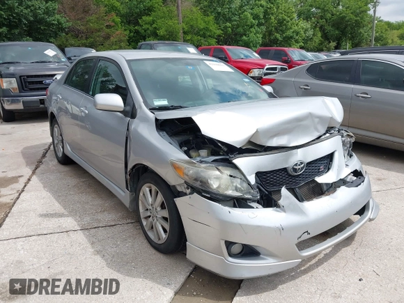 2010 Toyota Corolla with VIN 2T1BU4EE1AC480579, listed as a IAAI auction lot 42210623 with 123,795 mi miles. Bid and sale history available at carsss.com. Image 1.
