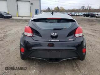 2015 Hyundai Veloster Turbo with VIN KMHTC6AE3FU232834, listed as a Copart auction lot 76071403 with 173,259 mi miles. Bid and sale history available at carsss.com. Image 6.