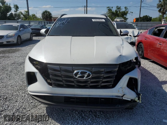 2022 Hyundai Tucson SEL with VIN 5NMJB3AE2NH157708, listed as a Copart auction lot 53659845 with 21,129 mi miles and Salvage Title. Bid and sale history available at carsss.com. Image 5.