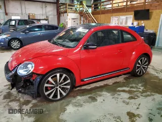 2012 Volkswagen Beetle 2.0T Turbo with VIN 3VW467AT7CM649844, listed as a Copart auction lot 44510205 with 140,411 mi miles and Salvage Title. Bid and sale history available at carsss.com. Image 1.