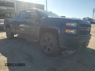 2015 Chevrolet Silverado 1500 LS with VIN 1GCVKPEC0FZ385110, listed as a Copart auction lot 46458175 with 104,031 mi miles and Salvage Title. Bid and sale history available at DreamBid. Image 4.