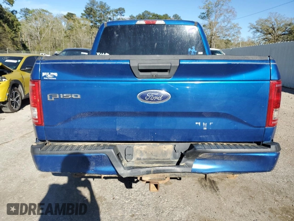 2017 Ford F-150 XL with VIN 1FTEW1EP9HFA31093, listed as a Copart auction lot 48939935 with 150,964 mi miles and Salvage Title. Bid and sale history available at carsss.com. Image 6.