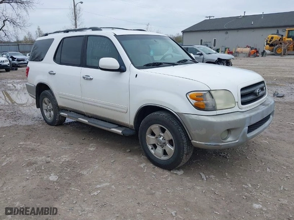 2004 Toyota Sequoia SR5 with VIN 5TDZT34A44S206332, listed as a IAAI auction lot 42028306 with 292,523 mi miles. Bid and sale history available at carsss.com. Image 1.