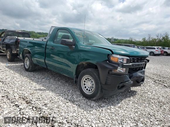 2020 Chevrolet Silverado 1500 Work Truck with VIN 3GCNWAEH5LG318446, listed as a Copart auction lot 50405145 with 31,438 mi miles and Salvage Title. Bid and sale history available at DreamBid. Image 4.
