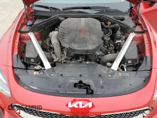 2022 Kia Stinger GT1 with VIN KNAE45LC0N6113591, listed as a Copart auction lot 79040614 with 27,840 mi miles and Salvage Title. Bid and sale history available at DreamBid. Image 13.