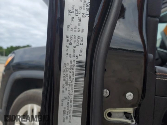 2018 Jeep Compass Sport с VIN 3C4NJCABXJT339373, выставлен на аукционе Copart как лот 58253255 с пробегом 75 222 миль миль и Списание • Salvage title. История ставок и продаж доступна на DreamBid. Изображение 13.