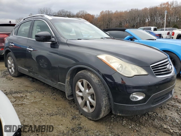 2008 Infiniti EX Journey with VIN JNKAJ09E88M306155, listed as a Copart auction lot 85124844 with 130,847 mi miles and Salvage Title. Bid and sale history available at DreamBid. Image 4.