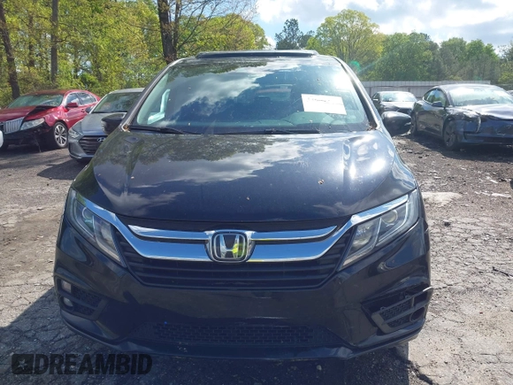 2018 Honda Odyssey EX-L with VIN 5FNRL6H75JB065206, listed as a IAAI auction lot 42009227 with 133,652 mi miles. Bid and sale history available at carsss.com. Image 12.
