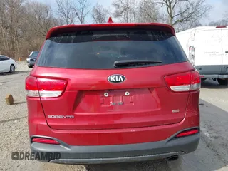2018 Kia Sorento L with VIN 5XYPG4A36JG387725, listed as a IAAI auction lot 41676022 with 84,504 mi miles. Bid and sale history available at carsss.com. Image 16.