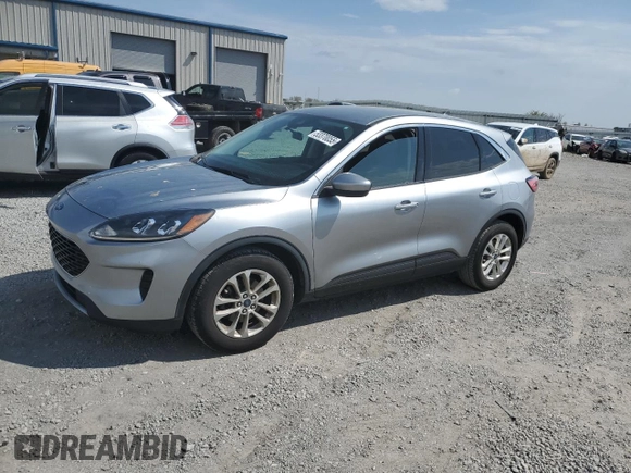 2021 Ford Escape SE with VIN 1FMCU0G61MUA34468, listed as a Copart auction lot 53370055 with 113,253 mi miles and Salvage title. Bid and sale history available at DreamBid. Image 1.