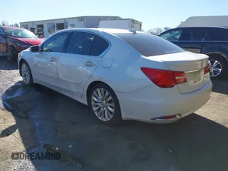 2014 Acura RLX Advance Pkg with VIN JH4KC1F94EC001457, listed as a IAAI auction lot 41642199 with 208,443 mi miles. Bid and sale history available at carsss.com. Image 3.