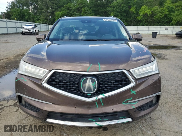 2019 Acura MDX Advance with VIN 5J8YD3H85KL000548, listed as a Copart auction lot 53649495 with 159,229 mi miles and Salvage title. Bid and sale history available at DreamBid. Image 5.