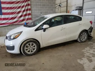 2016 Kia Rio LX with VIN KNADM4A33G6695262, listed as a Copart auction lot 47264985 with 125,765 mi miles and Salvage Title. Bid and sale history available at carsss.com. Image 1.
