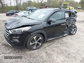 2017 Hyundai Tucson Value z VIN KM8J33A29HU369601, wystawiony jako IAAI lot #41947376 z przebiegiem 140 000 mil mil oraz . Historia ofert i sprzedaży dostępna na DreamBid. Obrazek 2.