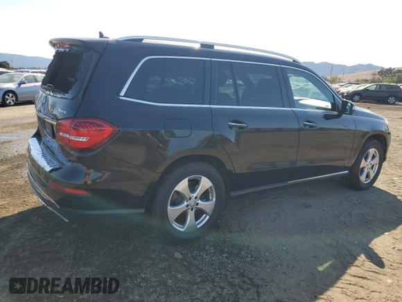 2017 Mercedes-Benz GLS 450 with VIN 4JGDF6EE9HA870581, listed as a Copart auction lot 72291504 with 92,036 mi miles and Salvage Title. Bid and sale history available at DreamBid. Image 3.