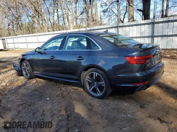 2017 Audi A4 Premium Plus with VIN WAULNAF48HN024508, listed as a Copart auction lot 48075795 with 88,270 mi miles and Salvage Title. Bid and sale history available at carsss.com. Image 2.