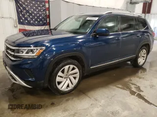 2021 Volkswagen Atlas SEL with VIN 1V2BR2CA6MC520253, listed as a Copart auction lot 42695435 with 126,015 mi miles and Salvage title. Bid and sale history available at DreamBid. Image 1.