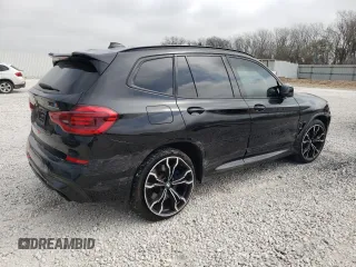 2020 BMW X3 M Competition with VIN 5YMTS0C00L9B84014, listed as a Copart auction lot 45115844 with 45,311 mi miles. Bid and sale history available at carsss.com. Image 3.