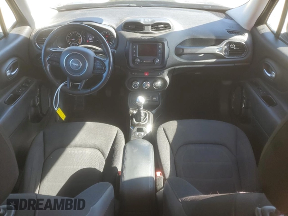 2017 Jeep Renegade Altitude with VIN ZACCJABH3HPE93665, listed as a Copart auction lot 48700355 with 110,218 mi miles and Salvage title. Bid and sale history available at DreamBid. Image 8.