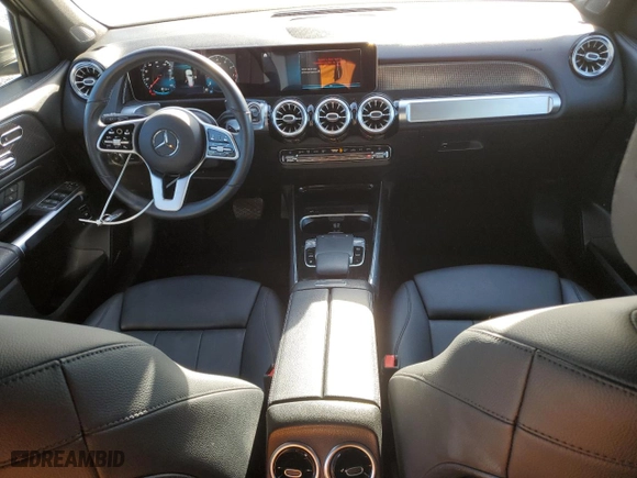 2020 Mercedes-Benz GLB with VIN W1N4M4HB7LW057714, listed as a Copart auction lot 51992625 with 54,350 mi miles and Salvage Title. Bid and sale history available at carsss.com. Image 8.