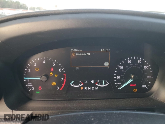 2020 Ford Explorer with VIN 1FMSK8BH9LGB76945, listed as a Copart auction lot 83568874 with 83,616 mi miles and Salvage Title. Bid and sale history available at carsss.com. Image 9.