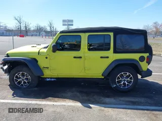 2024 Jeep Wrangler Willys with VIN 1C4PJXDN8RW111092, listed as a IAAI auction lot 41812607 with 34,873 mi miles. Bid and sale history available at carsss.com. Image 14.