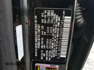 2013 Hyundai Santa Fe Sport z VIN 5XYZU3LA1DG097145, wystawiony jako Copart lot #59682995 z przebiegiem 183 647 mil mil oraz Czysty tytuł • Clean title. Historia ofert i sprzedaży dostępna na DreamBid. Obrazek 13.