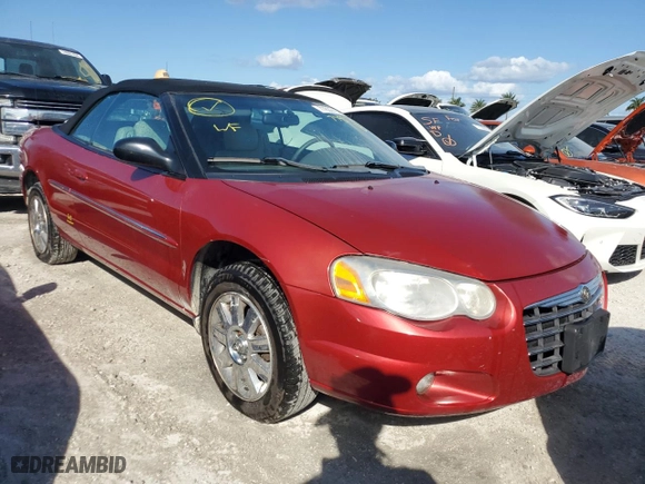 2004 Chrysler Sebring Limited with VIN 1C3EL65R14N412772, listed as a Copart auction lot 77837414 with 73,992 mi miles and Non Repairable. Bid and sale history available at carsss.com. Image 4.