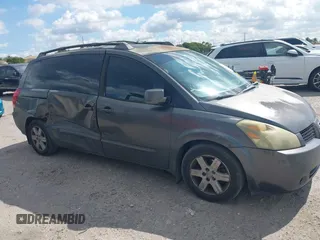 2004 Nissan Quest S with VIN 5N1BV28U84N364412, listed as a IAAI auction lot 41519557 with 146,810 mi miles. Bid and sale history available at carsss.com. Image 6.