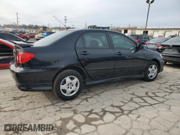 2005 Toyota Corolla CE with VIN 1NXBR32E45Z411163, listed as a Copart auction lot 44561615 with 185,479 mi miles and Salvage Title. Bid and sale history available at DreamBid. Image 3.
