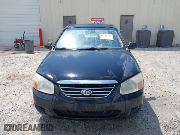2007 Kia Spectra EX with VIN KNAFE121175472953, listed as a IAAI auction lot 42145766 with Not Provided miles. Bid and sale history available at carsss.com. Image 6.
