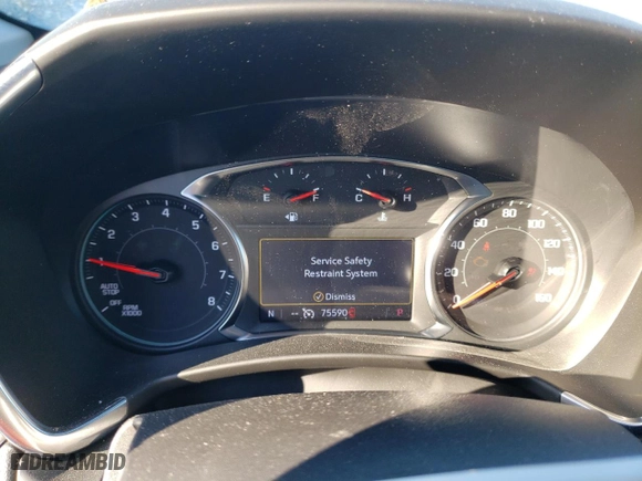 2022 Chevrolet Equinox LT with VIN 3GNAXUEV9NL269501, listed as a Copart auction lot 46684515 with 75,590 mi miles and Non Repairable. Bid and sale history available at carsss.com. Image 9.