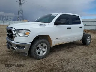 2024 Ram 1500 Lone Star z VIN 1C6SRFFT7RN161360, wystawiony jako Copart lot #48722815 z przebiegiem 53 134 mil mil oraz Szkoda całkowita • Salvage title. Historia ofert i sprzedaży dostępna na DreamBid. Obrazek 1.
