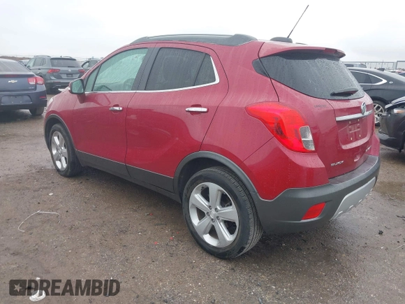 2015 Buick Encore with VIN KL4CJASB3FB257465, listed as a IAAI auction lot 41545803 with 65,881 mi miles and . Bid and sale history available at DreamBid. Image 3.