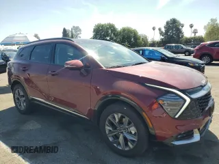 2025 Kia Sportage SX-Prestige with VIN KNDPXCDG3S7201016, listed as a Copart auction lot 49874455 with 1,377 mi miles and Salvage title. Bid and sale history available at DreamBid. Image 4.