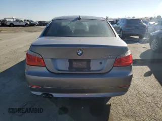 2009 BMW 5 Series 528i with VIN WBANU53519C119831, listed as a Copart auction lot 76983424 with 177,210 mi miles and Salvage Title. Bid and sale history available at carsss.com. Image 6.