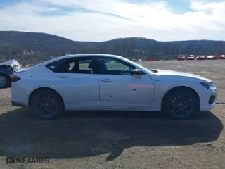 2024 Acura TLX w/A-Spec Package with VIN 19UUB6F51RA000938, listed as a IAAI auction lot 41566703 with 1 mi miles. Bid and sale history available at carsss.com. Image 14.