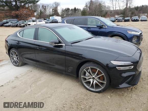 2025 Genesis G70 2.5T with VIN KMTG34SC8SU149077, listed as a Copart auction lot 41567865 with Not provided miles and Salvage title. Bid and sale history available at DreamBid. Image 4.