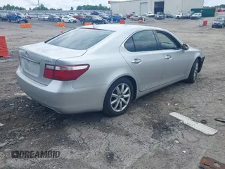 2008 Lexus LS 460 with VIN JTHBL46F785080803, listed as a IAAI auction lot 42484562 with 125,398 mi miles and . Bid and sale history available at DreamBid. Image 4.