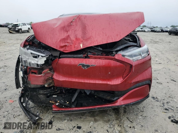 2021 Ford Mustang Mach-E Premium с VIN 3FMTK3R77MMA07017, выставлен на аукционе Copart как лот 58750095 с пробегом 70 327 миль миль и Списание • Salvage title. История ставок и продаж доступна на DreamBid. Изображение 5.