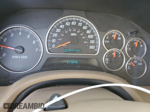 2003 GMC Envoy SLT z VIN 1GKDS13S032134647, wystawiony jako Copart lot #50137325 z przebiegiem 217 878 mil mil oraz Szkody całkowita. Historia ofert i sprzedaży dostępna na DreamBid. Obrazek 9.