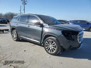 2022 GMC Terrain Denali with VIN 3GKALXEV1NL255229, listed as a Copart auction lot 88162335 with 41,835 mi miles and Salvage title. Bid and sale history available at DreamBid. Image 4.