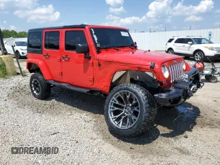 2018 Jeep Wrangler Unlimited Sahara with VIN 1C4BJWEG4JL802145, listed as a Copart auction lot 61931555 with 119,681 mi miles and Salvage title. Bid and sale history available at DreamBid. Image 4.